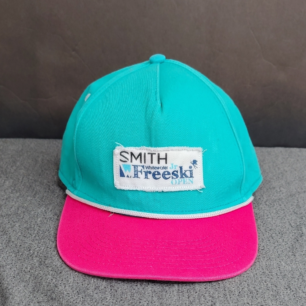 Smith Optics Hat‎ Cap Snap Back Adjustable 2017 Junior Freeski Open Whitewater